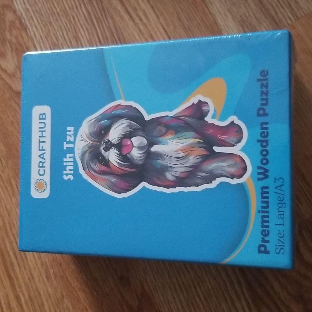 Sealed Premium wooden puzzle Shih Tzu